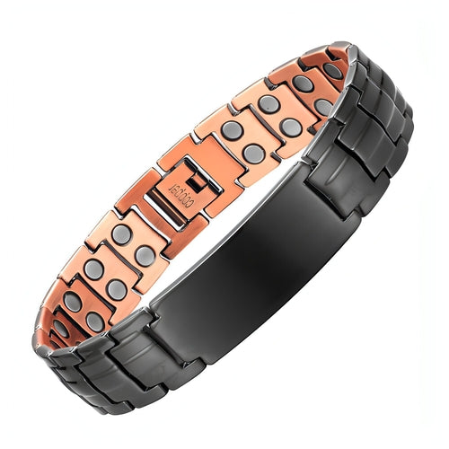 :  🔩 Custom Engraved Magnetic Copper Ring – Strength Meets Style