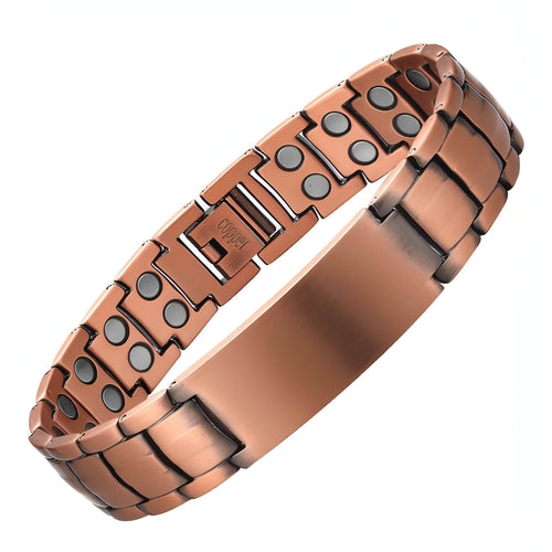 :  🔩 Custom Engraved Magnetic Copper Ring – Strength Meets Style