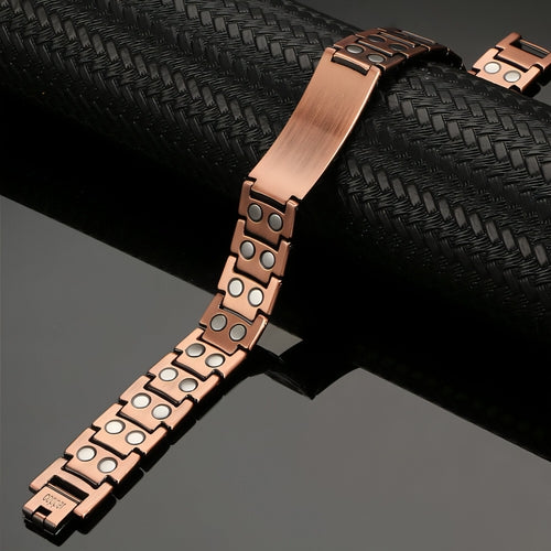 :  🔩 Custom Engraved Magnetic Copper Ring – Strength Meets Style